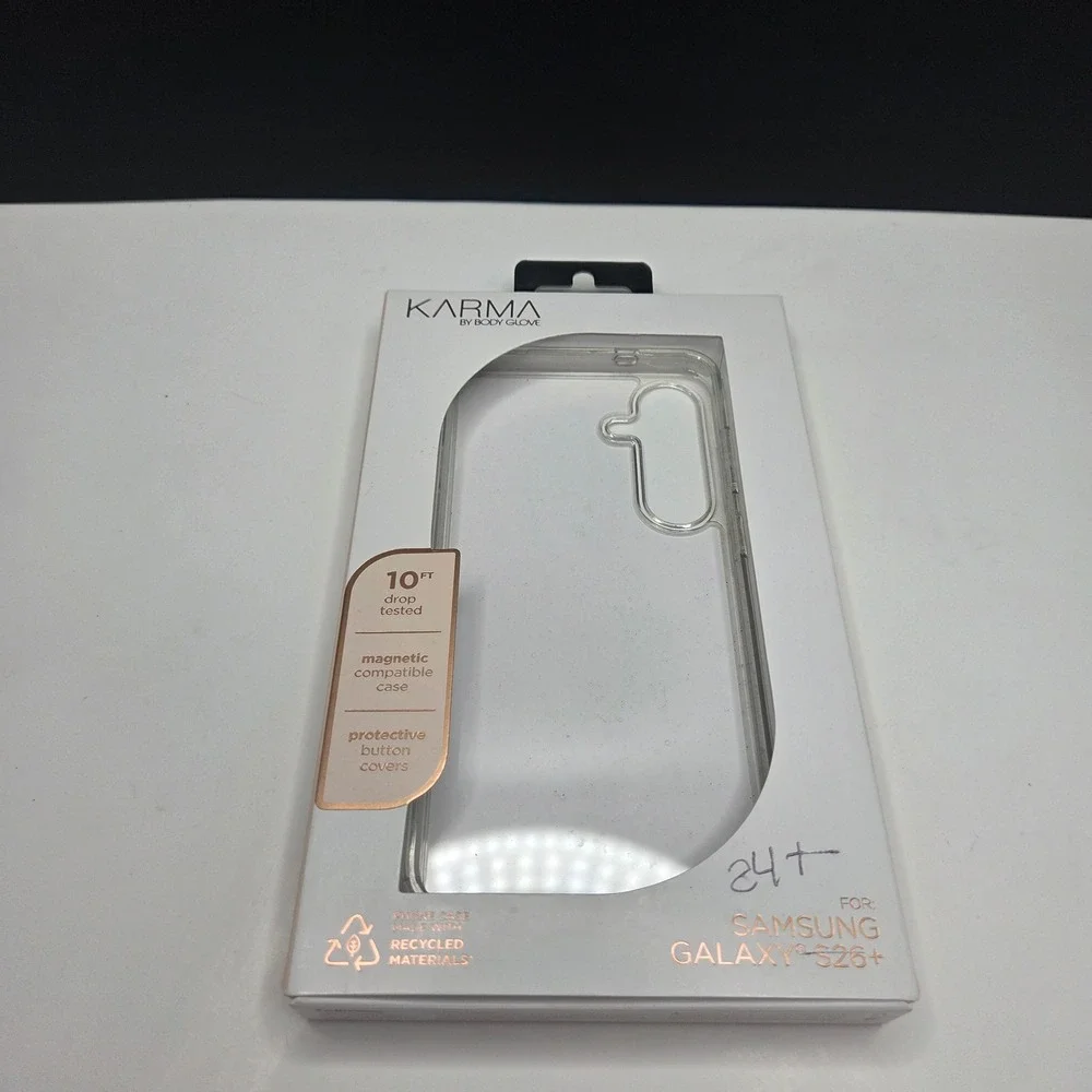 Body Glove Karma Samsung Galaxy S24+ Case Clear Magnetic 10ft Drop Protect NIB